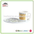 High quality kids melamine drinking coffee cups & saucers